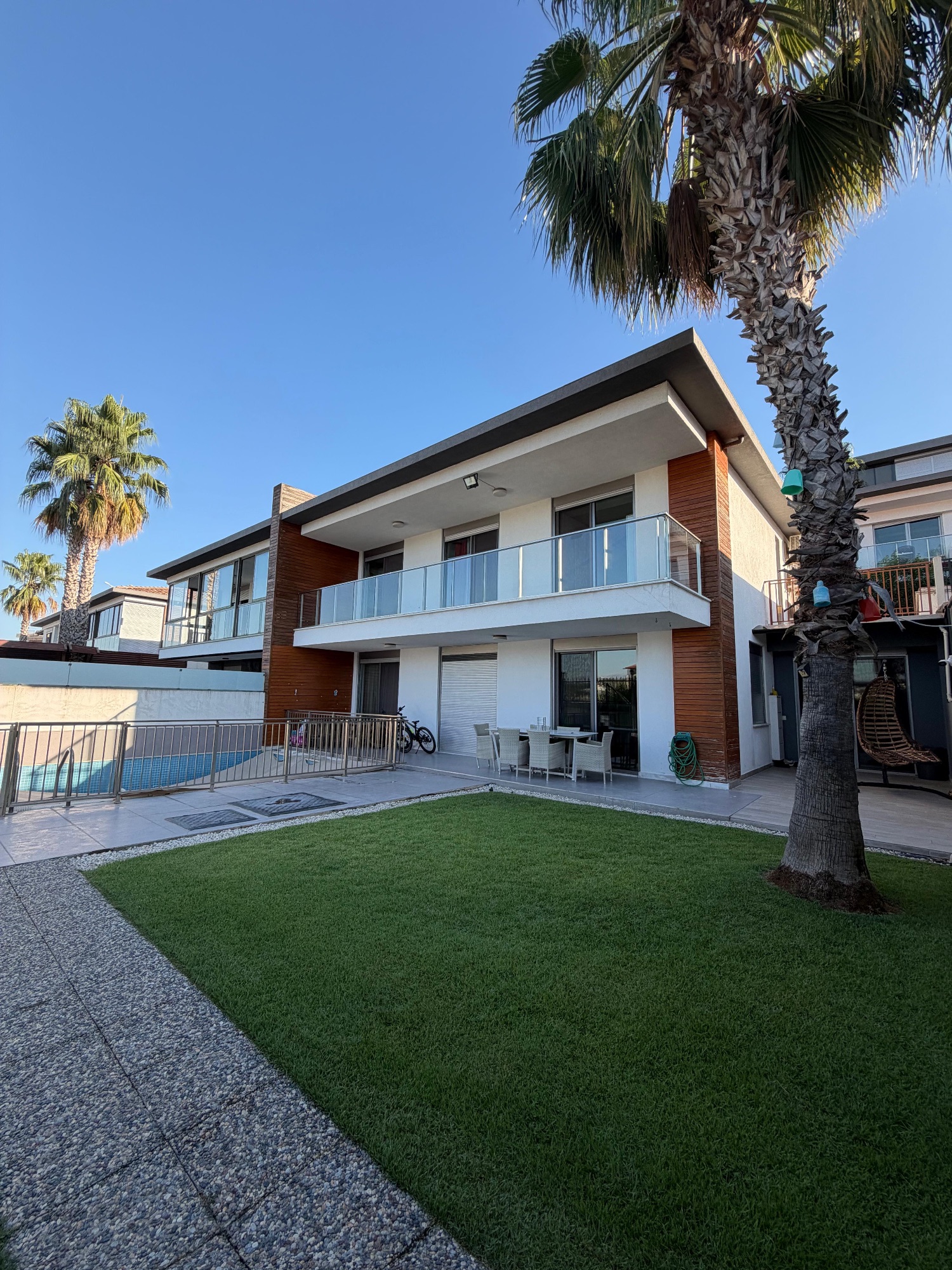Modernes 3+1 Privathaus mit privatem Pool in Sorgun